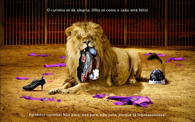 Leão devora Corinthians, com salto-alto e tudo